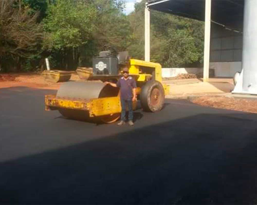 Asfalto feito na empresa pequi em campo grande